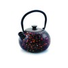 IBILI Cast Iron Graffiti Teapot, 0.35 Litres, Enamel Interior, Induction