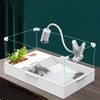 Turtle Tank Aquarium, Tank Terrapin Lake with Water Pump for