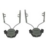 2Pcs Suspension Headset Bracket Helmet 19‑21mm Rail Adapter Rotatable Headphones