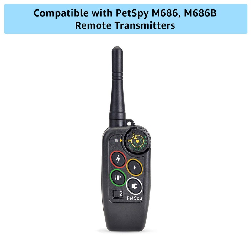 PetSpy M686 Premium Dog Training Shock Collar, 1100 Yards, Medium