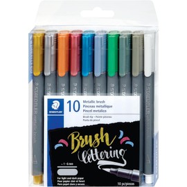 STAEDTLER Marker metallic brush 10 pc.