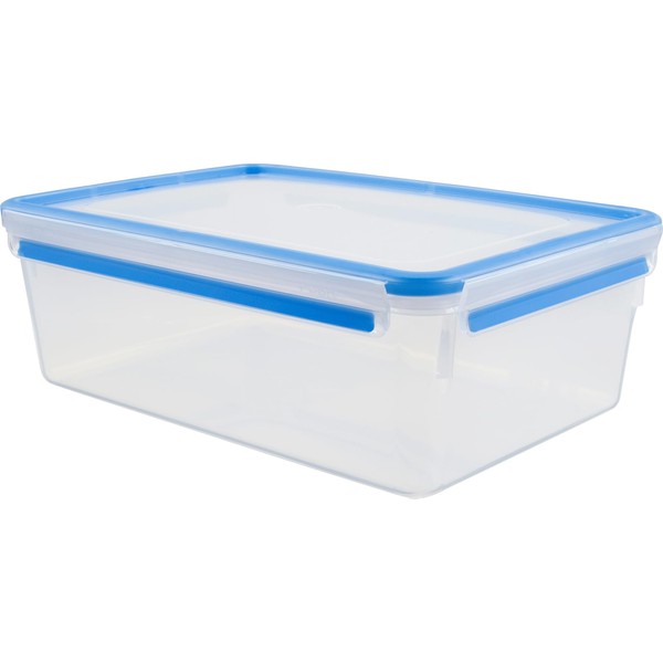Tefal N10144 Rectangular Storage Container, 3.2 gal (1.0 L), Sealed Gasket Integrated Structure, Master Seal, Fresh MW Rectangle, 30 Years Warranty