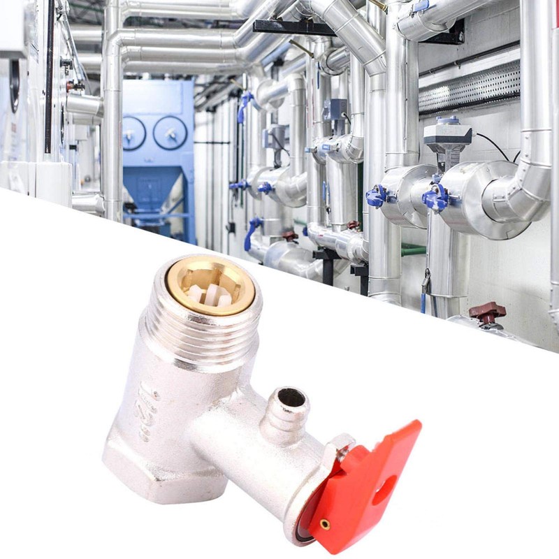 Water Heater Reliable Brass Safety Valve Durable Safe 0.9MPa +
