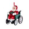 The Bridge Collection Santa in Wheelchair Ornament - Santa Claus