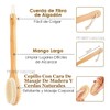 4pcs Cepillo Corporal De Cerdas Natural Exfolia Piel Muerta