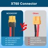 MOOKEERF 4 Pairs XT60 Plug Female and Male Connector with