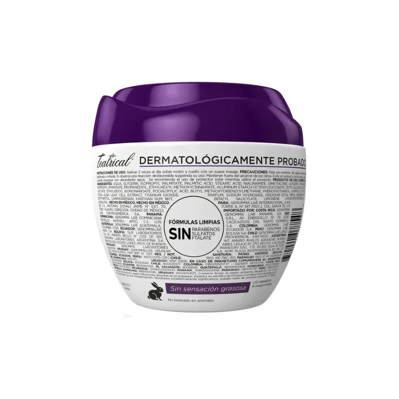 Teatrical Crema Piel Coreana Celulas Madre& Arroz 2pz
