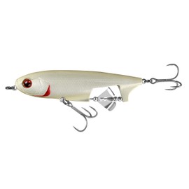 13 FISHING - Spin Walker - Prop-Pencil Bait - 4.25" - 2/3oz - Albino Rhino - WB108-21