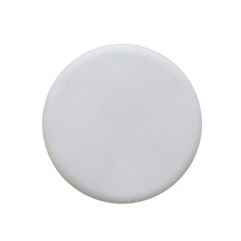 Levoberg Round Stool Cover Faux Leather Barstool Cushion Chair Slipcover 13inch White