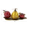Deco 79 Metal Fruit Decorative Sculpture Decorative Home Decor Statue