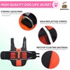 Queenmore Small Dog Life Jacket, Adjustable Pet Life Vest for