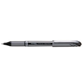 Pentel 0.7mm Energel Plus Roller Pen with Metallic Effect Barrel - Violet