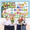 Spring Bloom Flower Bulletin Board Set Look Who’s Blooming Classroom