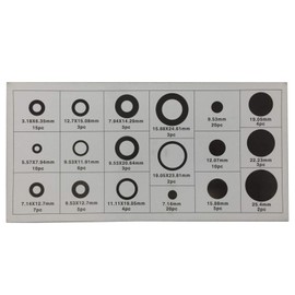 Rubber Grommets in 18 Sizes Rubber Plugs Body Plugs Blanking Plugs Black 125-Piece