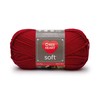 Red Heart Hilo suave, paquete de 3, realmente rojo, 3