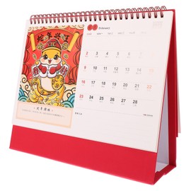 Operitacx Table Calendar Flipping Calendar Office Desk 2025 Planner Calendar Chinese Desk Planner Snake Calendar 2025 Desk Calendar