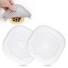 Hair Drain Catcher,Square Drain Cover for Shower Silicone Hair Stopper