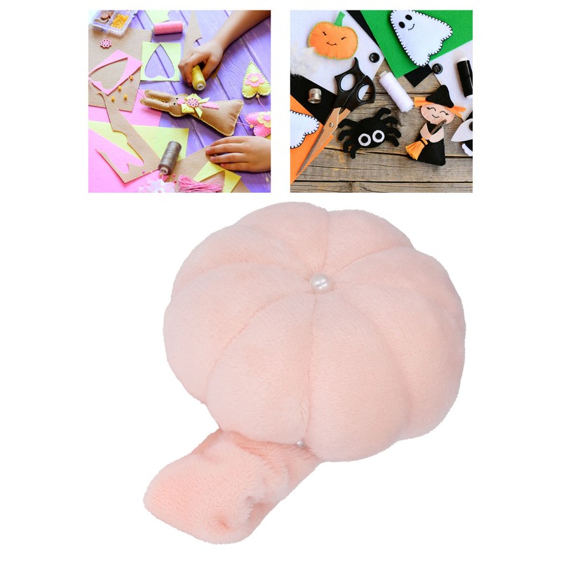 2 PCS Pin Cushion Pumpkin Shape Wrist Strap Design Portable
