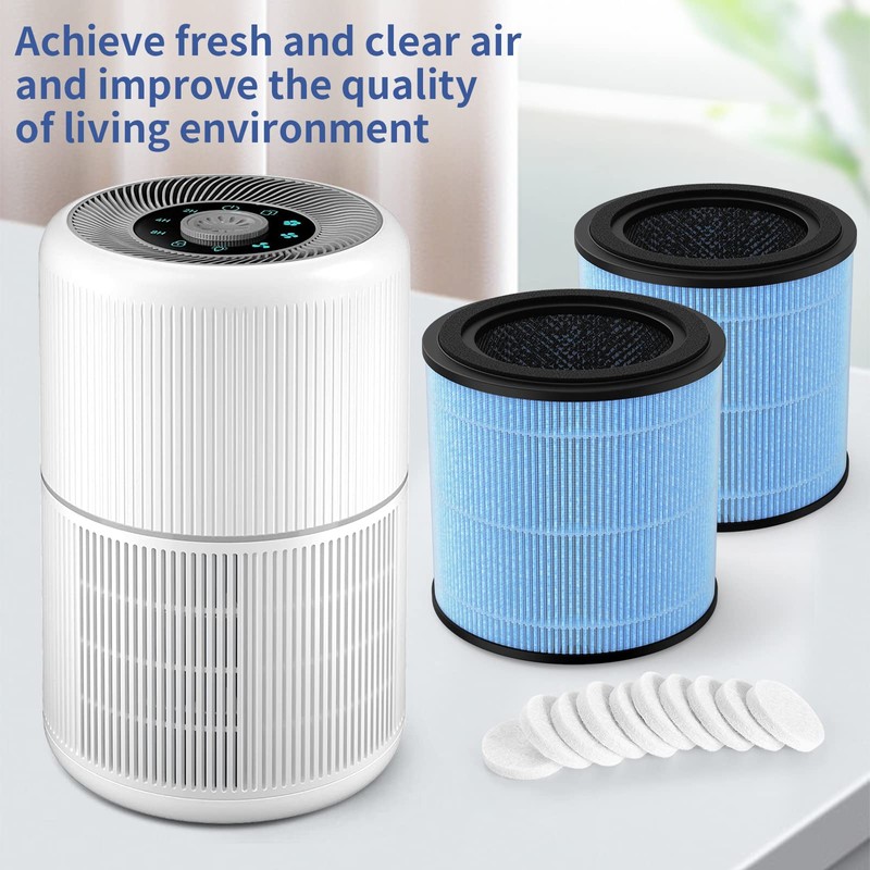 GoKBNY 2-Pack AP0601 True HEPA Replacement Filter Compatible with AIRTOK