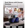Mesqool Extra-Loud Alarm Clock with Bed Shaker for Heavy Sleepers,