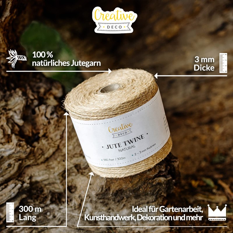 Creative Deco Jute Twine