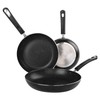 HooJay Nonstick Frying Pan Set-3-Pieces Skillet Set Induction Compatible,8 Inch,9.5