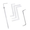 Loboo Idea 5 Piece Locksmith Lock Picking Tension Wrench Tool