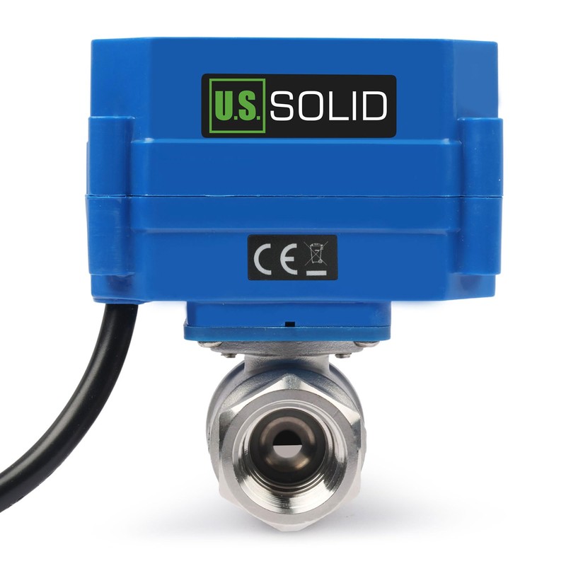 U.S. Solid 1/2 Inch Motorised Ball Valve with Plug 230