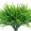 12pcs Artificial Plants Greenery Simulation Plants Fern Wort Fake Grass