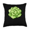 Iceberg Lettuce In A Bunch Throw Pillow