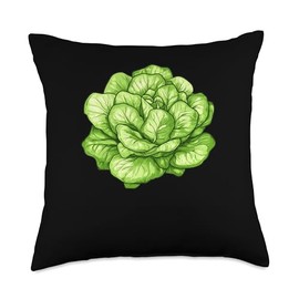 Iceberg Lettuce In A Bunch Throw Pillow