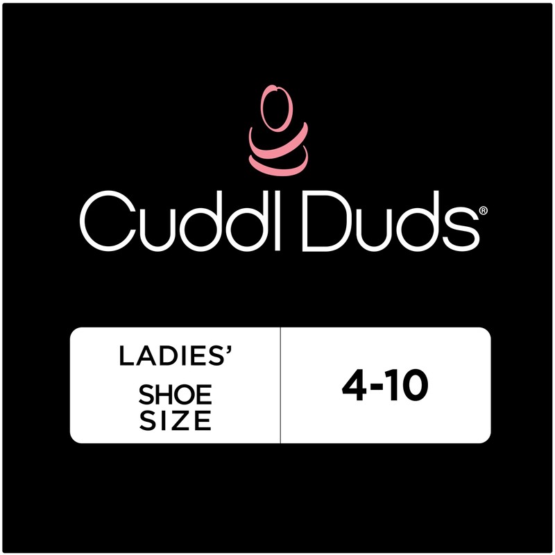 Cuddl Duds Women Multipack Super Soft Comfortable 2 Pair Pack