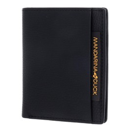 Mandarina Duck Mens Dual Travel Accessory Wallet - Black, black