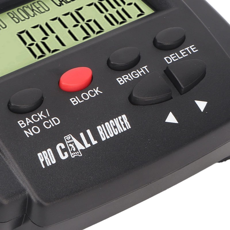 Call Blocker for Landline Phones, 2000 Groups, LCD Screen Display,