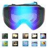 Unisex Adult Outdoor Double Lens Magnitic Large View Ski Cyling