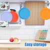 VIOTIIN 2 Cup Silicone Replacement Lids Storage Cover for Pyrex