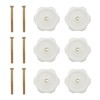 ACOSIY 6 Pack RV Window Knob Replacement for Vent, 2.25"