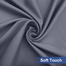 homing Rectangle Table Cloth Cover, Waterproof Polyester Elastic Fitted Tablecloth, Fits for 6 Foot Folding Tables, Washable Table Protector for Picnic, Camping, Outdoor (Grey, 30" x 72")