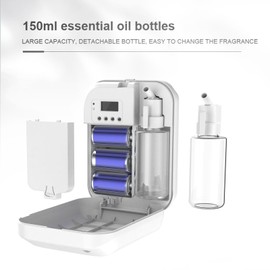 Cocoarm Smart Air Machine, Aromatherapie-Diffusor Ätherisches Öl Diffusor mit 150ML Flasche APP Steuerung 5 Timer-Modi für Zuhause Hotel Spa Büro (Schwarz und weiß)