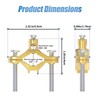 LUBIYACK 4PCS Non-standard grounding clamp, 1/2-1 conduit fitting, for connecting