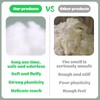 1400g/49.3oz Polyester Fiber Fill, Premium Fiber Fill Stuffing, Fluff Stuffing