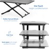 VIVO Black Small Single Top 29 inch Standing Desk Converter,