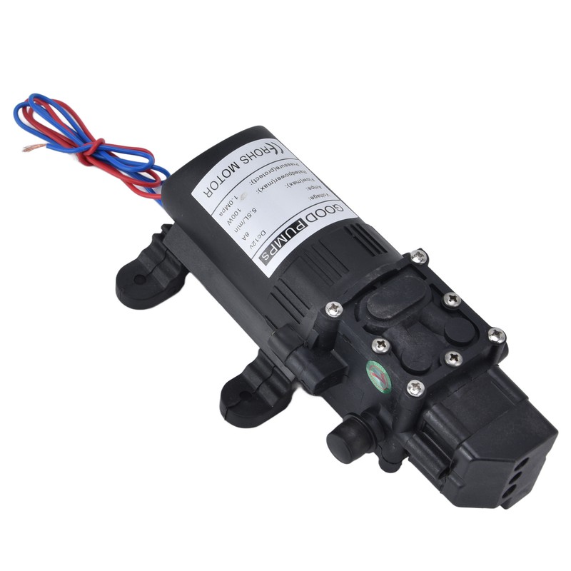 Electric Diaphragm Pump High Pressure 1.0Mpa 5.5L/Min Intelligent Miniature Water