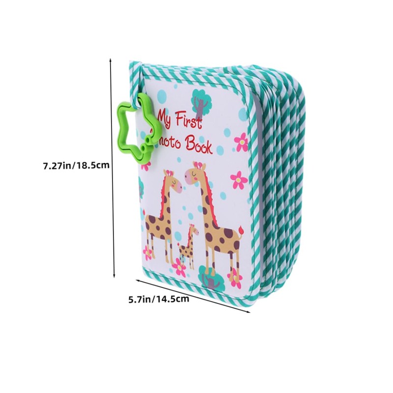 ORFOFE 2pcs Photo Album Soft Cloth Keepsake with for Newborns