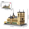 CSNRHG Notre-Dame de Paris Cathedral World Famous Architectural Model Building