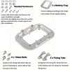 Billet Aluminum Battery Pallet - Trunk Battery Hold Down Bracket