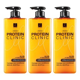 Elastine Amino Clinic Protein Damage Care Conditioner, 855ml, 3 pieces / 엘라스틴 아미노 클리닉 단백질 손상 케어 컨디셔너, 855ml, 3개