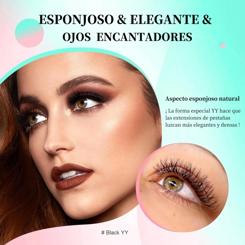 Paquete De Extensiones De Pestañas Nagaraku Con Diseño En Y.