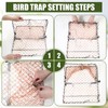 Sunnychicc 1 Pack Bird Pigeon Trap 18.9 X15 Inch Hunting