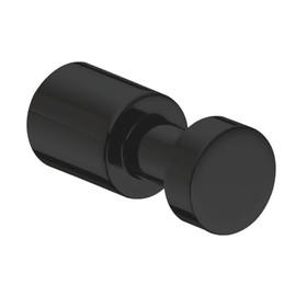 Emco Loft Hook 35 mm in Black - Suitable as Towel Hooks & Wall Hooks - Stylish Wall Mounting & Easy Wall Mounting in the Bathroom